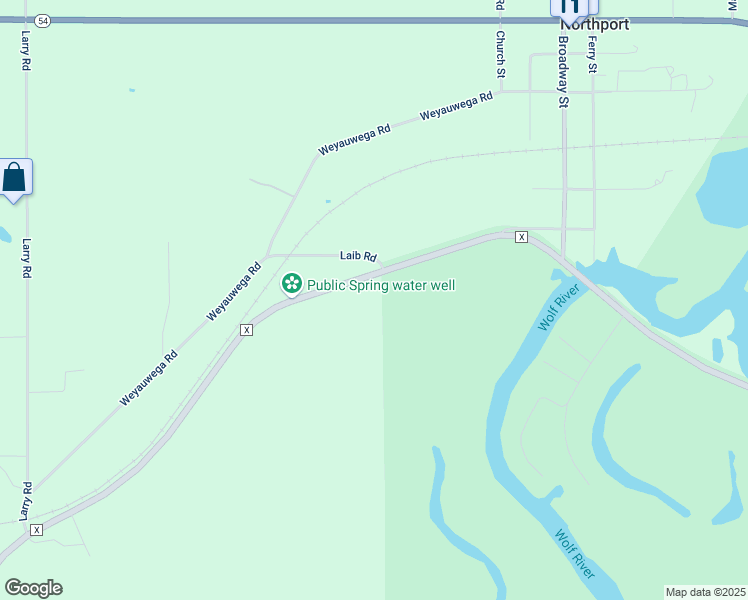 map of restaurants, bars, coffee shops, grocery stores, and more near Laib Road in New London