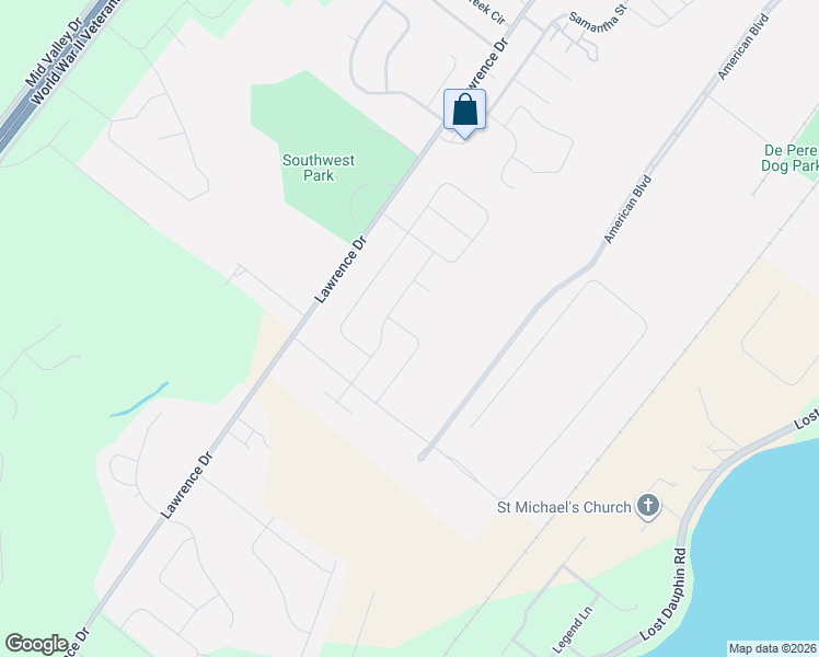 map of restaurants, bars, coffee shops, grocery stores, and more near 2483 Ballyvaughn Road in De Pere