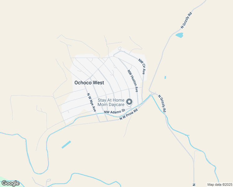 map of restaurants, bars, coffee shops, grocery stores, and more near 5748 North West Barnes Street in Prineville