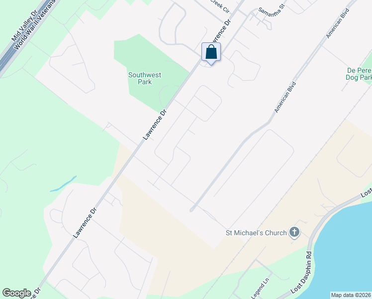 map of restaurants, bars, coffee shops, grocery stores, and more near 2483 Ballyvaughn Road in De Pere