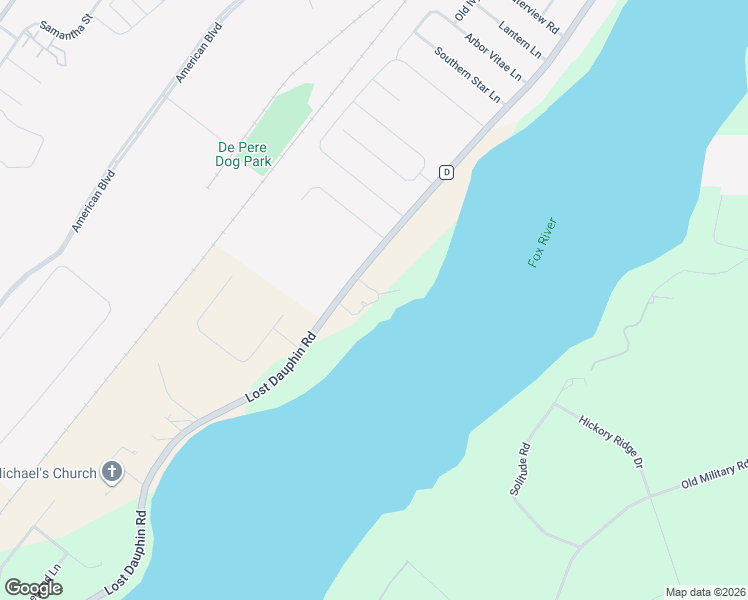 map of restaurants, bars, coffee shops, grocery stores, and more near 836 River's Run in De Pere