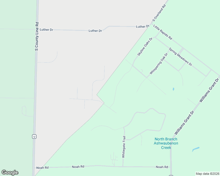 map of restaurants, bars, coffee shops, grocery stores, and more near 2562 Skyline Oaks Dr in De Pere