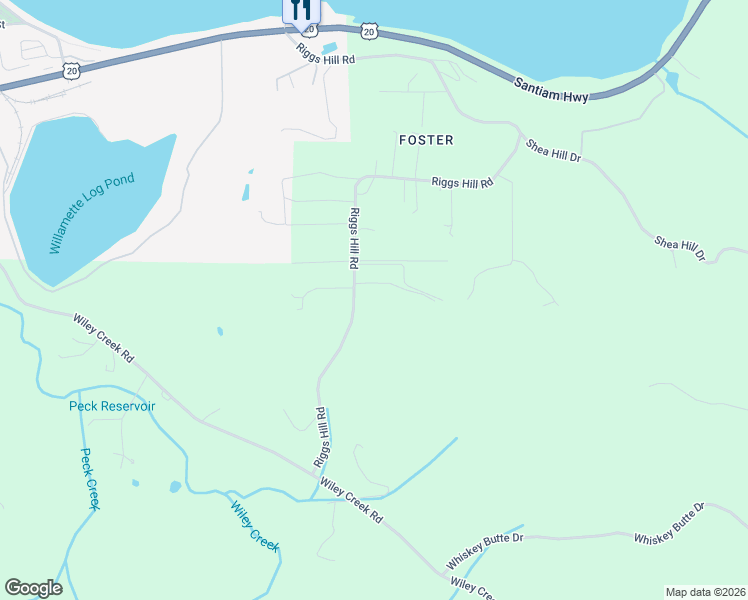 map of restaurants, bars, coffee shops, grocery stores, and more near 27555 Riggs Hill Road in Linn County