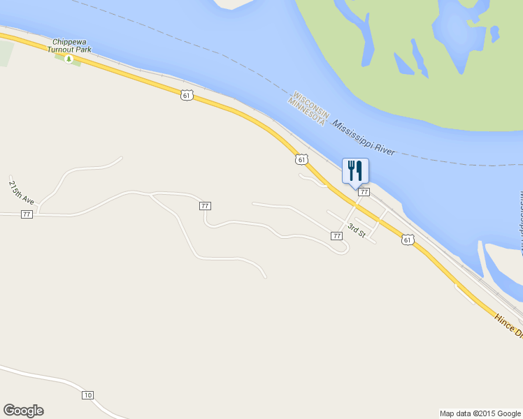 map of restaurants, bars, coffee shops, grocery stores, and more near 70645 207th Avenue in Reads Landing