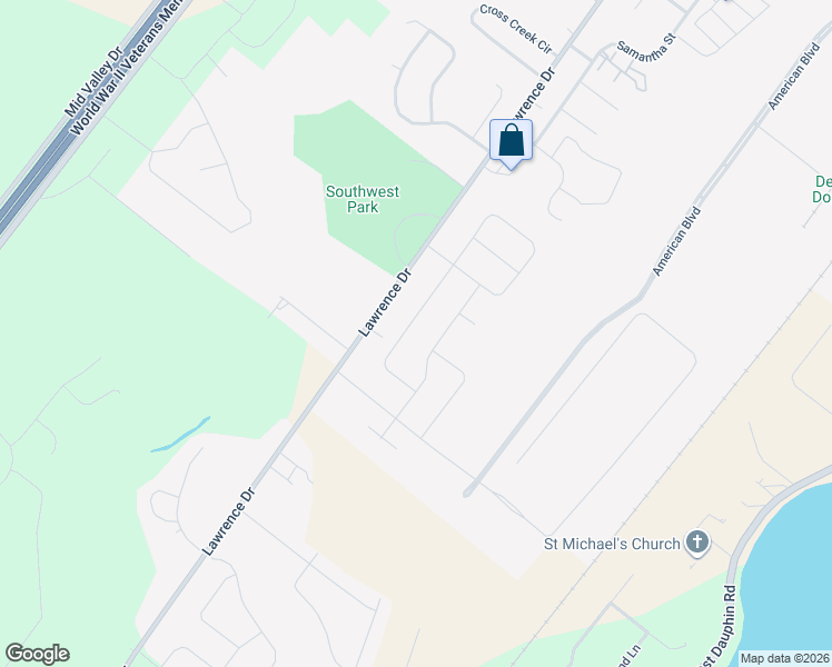 map of restaurants, bars, coffee shops, grocery stores, and more near 2509 Lawrence Drive in De Pere