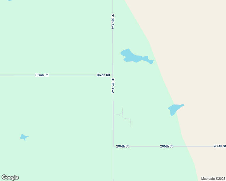 map of restaurants, bars, coffee shops, grocery stores, and more near 310th Avenue in Blunt