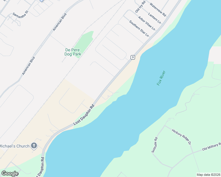 map of restaurants, bars, coffee shops, grocery stores, and more near 800 River's Run in De Pere