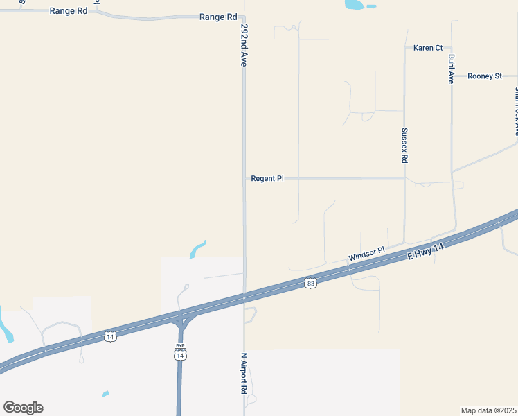 map of restaurants, bars, coffee shops, grocery stores, and more near 2540 Kingsway Road in Pierre