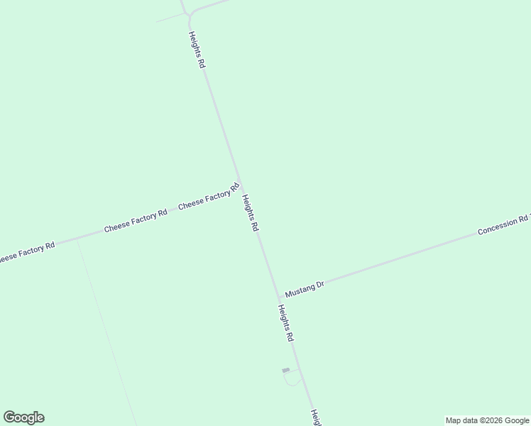map of restaurants, bars, coffee shops, grocery stores, and more near 1326 Heights Road in Kawartha Lakes
