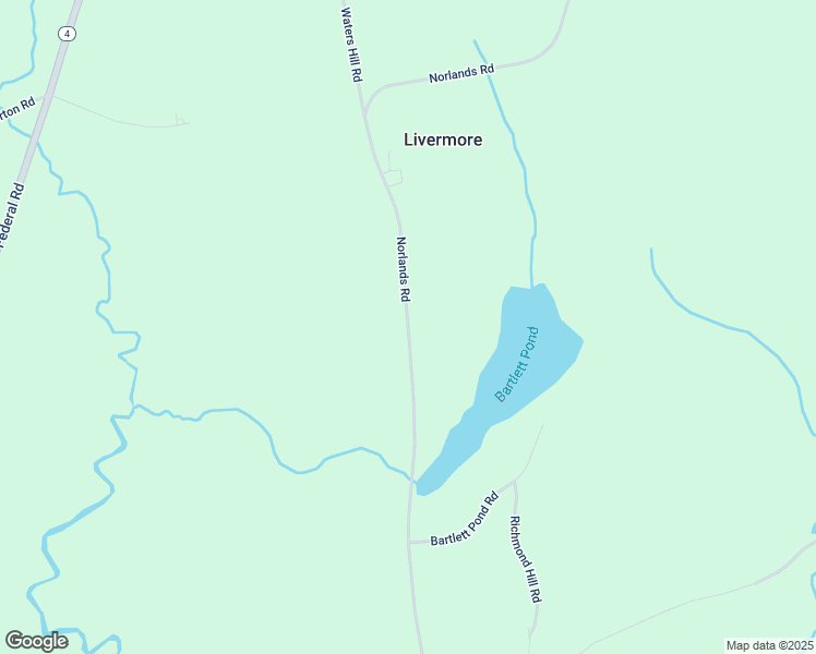 map of restaurants, bars, coffee shops, grocery stores, and more near Norlands Road in Livermore