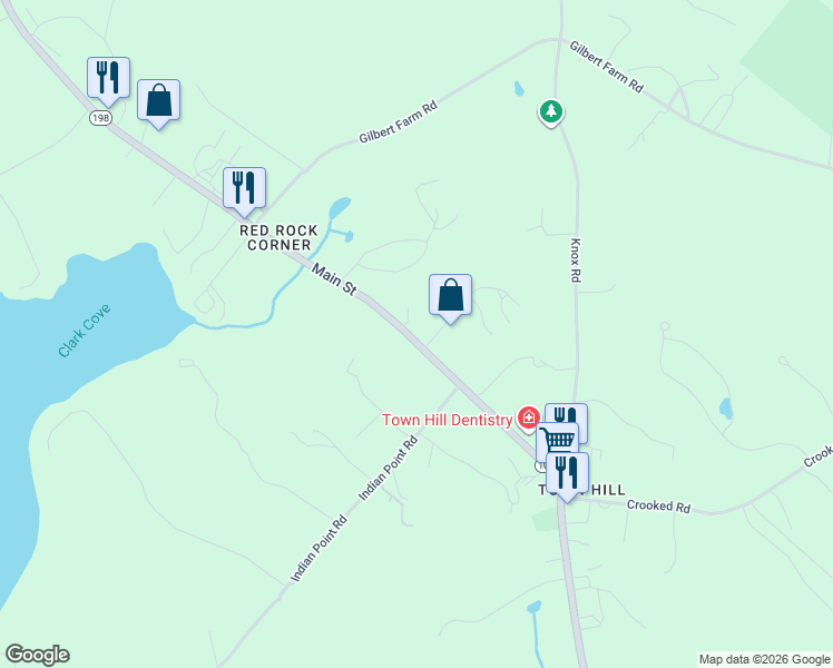 map of restaurants, bars, coffee shops, grocery stores, and more near 1419 Main Street in Bar Harbor