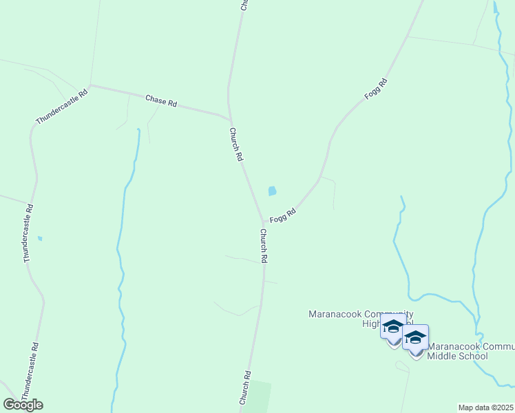 map of restaurants, bars, coffee shops, grocery stores, and more near Church Road in Readfield