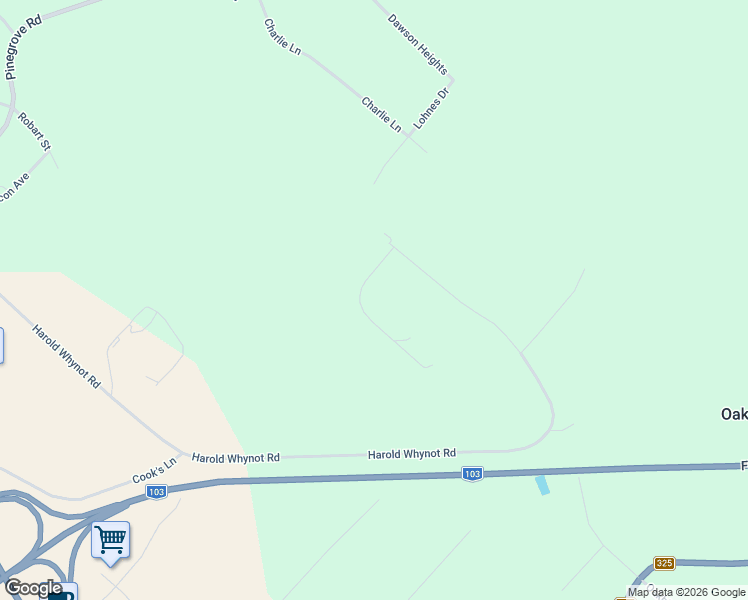 map of restaurants, bars, coffee shops, grocery stores, and more near 53 Craig Chandler Drive in Pine Grove
