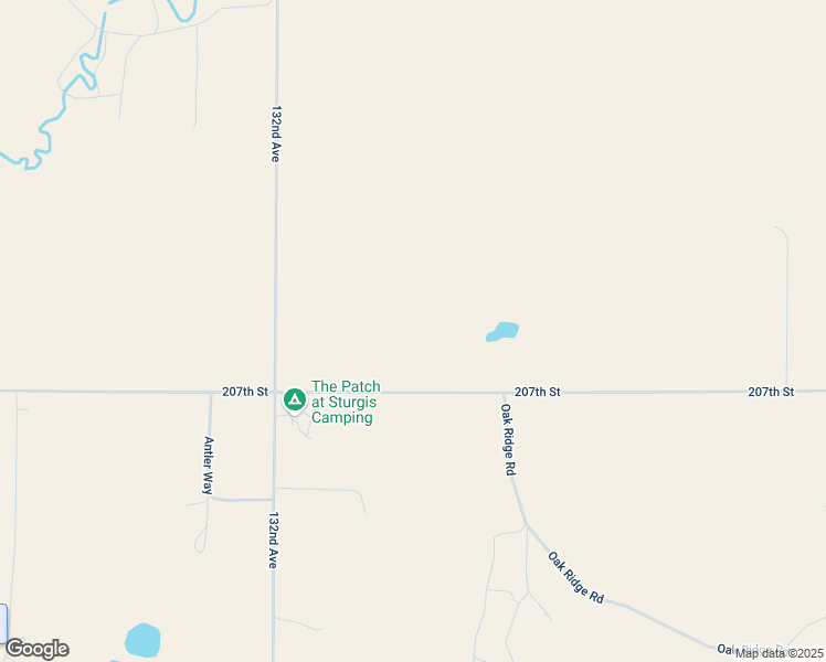 map of restaurants, bars, coffee shops, grocery stores, and more near 13230 207th Street in Sturgis