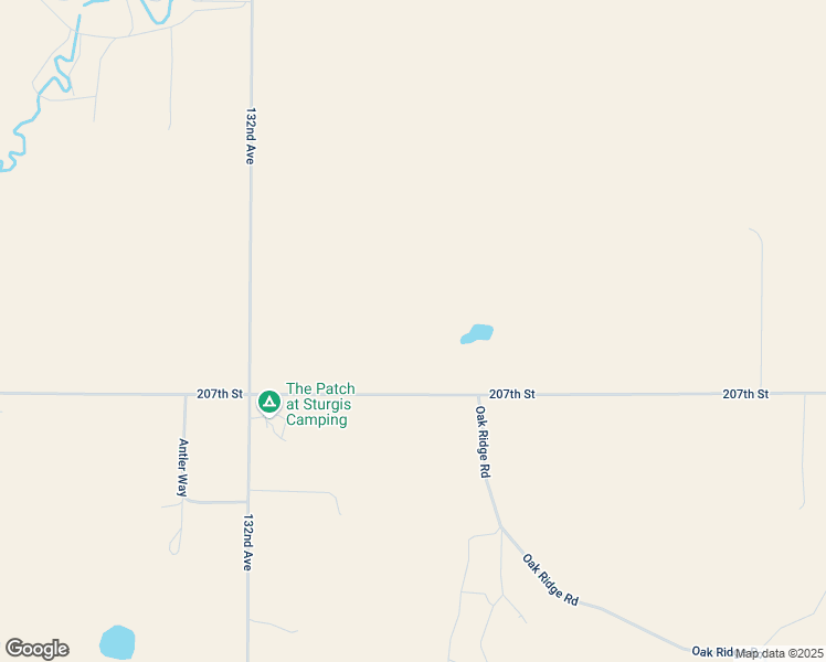 map of restaurants, bars, coffee shops, grocery stores, and more near 13230 207th Street in Sturgis