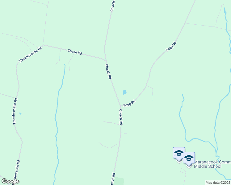 map of restaurants, bars, coffee shops, grocery stores, and more near Church Road in Readfield