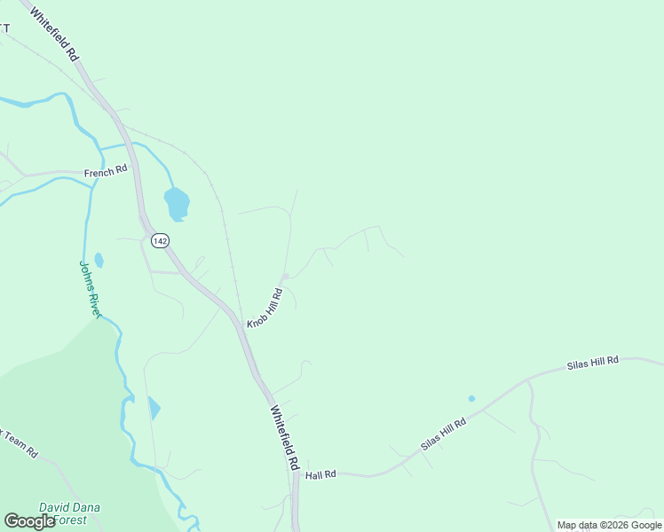 map of restaurants, bars, coffee shops, grocery stores, and more near 47 Knob Hill Road in Whitefield