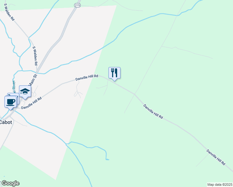 map of restaurants, bars, coffee shops, grocery stores, and more near 752 Danville Hill Road in Washington County