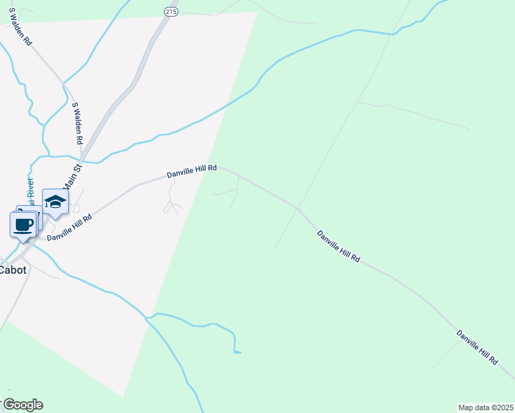 map of restaurants, bars, coffee shops, grocery stores, and more near 752 Danville Hill Road in Washington County