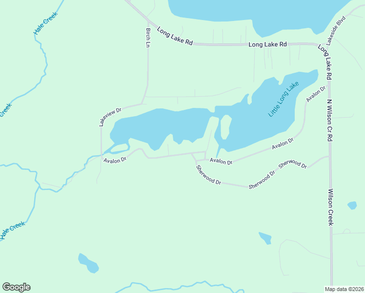 map of restaurants, bars, coffee shops, grocery stores, and more near 8300-8410 Avalon Drive in Iosco