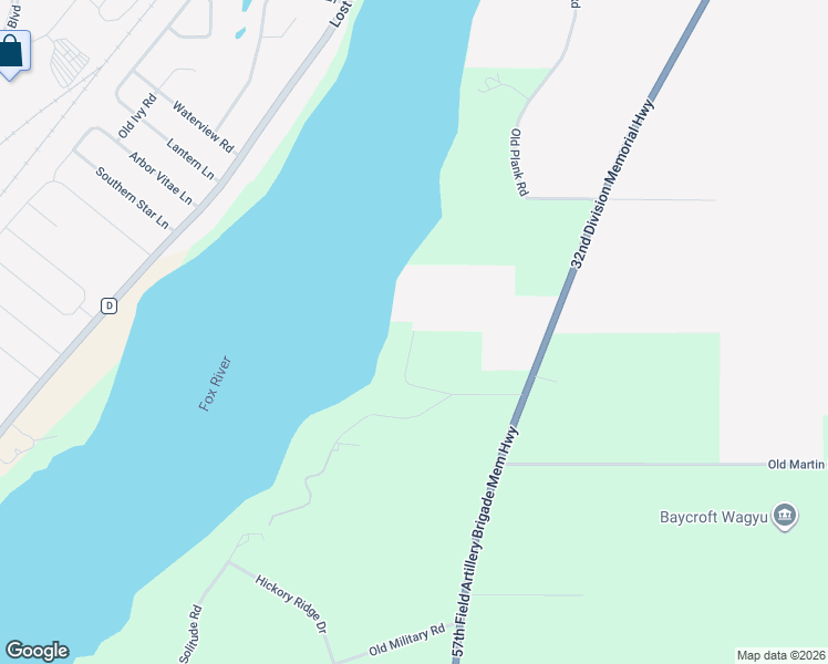 map of restaurants, bars, coffee shops, grocery stores, and more near 1620 New Plank Road in De Pere