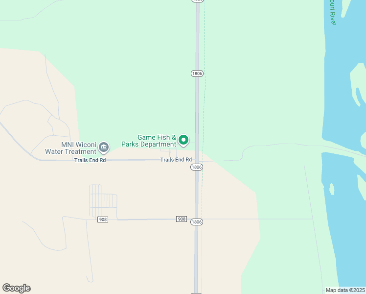 map of restaurants, bars, coffee shops, grocery stores, and more near 20641 State Highway 1806 in Fort Pierre