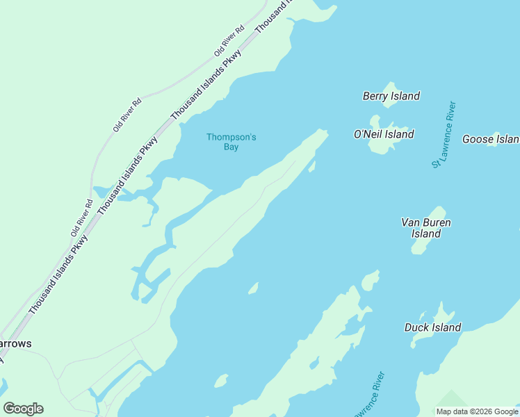 map of restaurants, bars, coffee shops, grocery stores, and more near 77 Kerry Point Road in Mallorytown