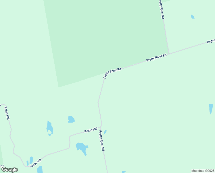 map of restaurants, bars, coffee shops, grocery stores, and more near 634931 Pretty River Road in Nottawa