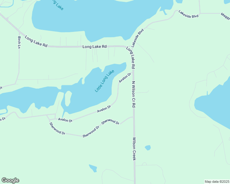 map of restaurants, bars, coffee shops, grocery stores, and more near 4509-4513 Avalon Drive in Iosco