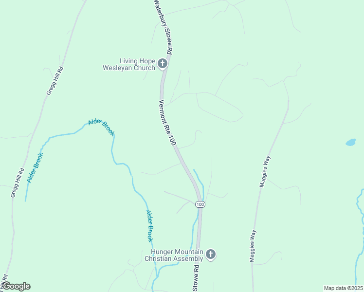 map of restaurants, bars, coffee shops, grocery stores, and more near 5430 Waterbury-stowe Road in Washington County