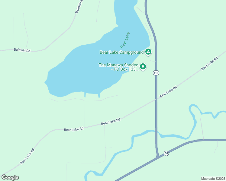map of restaurants, bars, coffee shops, grocery stores, and more near E5682 Sunrise Lane in New London