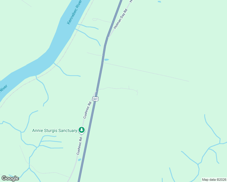 map of restaurants, bars, coffee shops, grocery stores, and more near 21 Old Meadows Road in Vassalboro