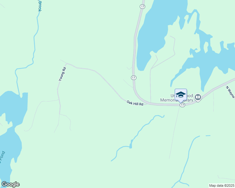 map of restaurants, bars, coffee shops, grocery stores, and more near Oak Hill Road in Fayette