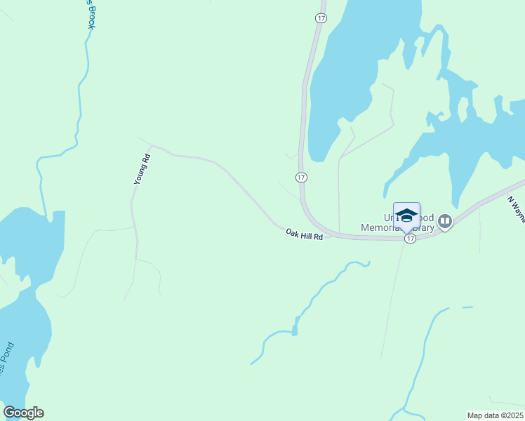 map of restaurants, bars, coffee shops, grocery stores, and more near Oak Hill Road in Fayette