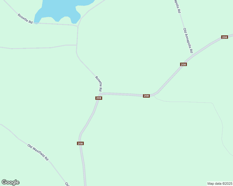 map of restaurants, bars, coffee shops, grocery stores, and more near 6100 Nova Scotia 208 in South Brookfield