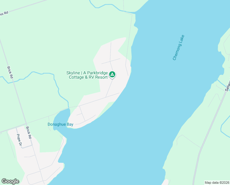 map of restaurants, bars, coffee shops, grocery stores, and more near 932 Skyline Road in Ennismore