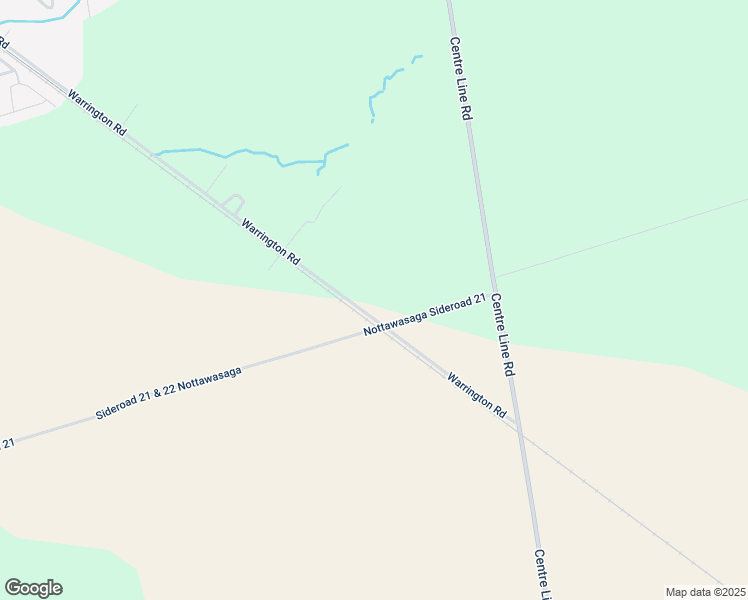 map of restaurants, bars, coffee shops, grocery stores, and more near 418 Warrington Road in Stayner