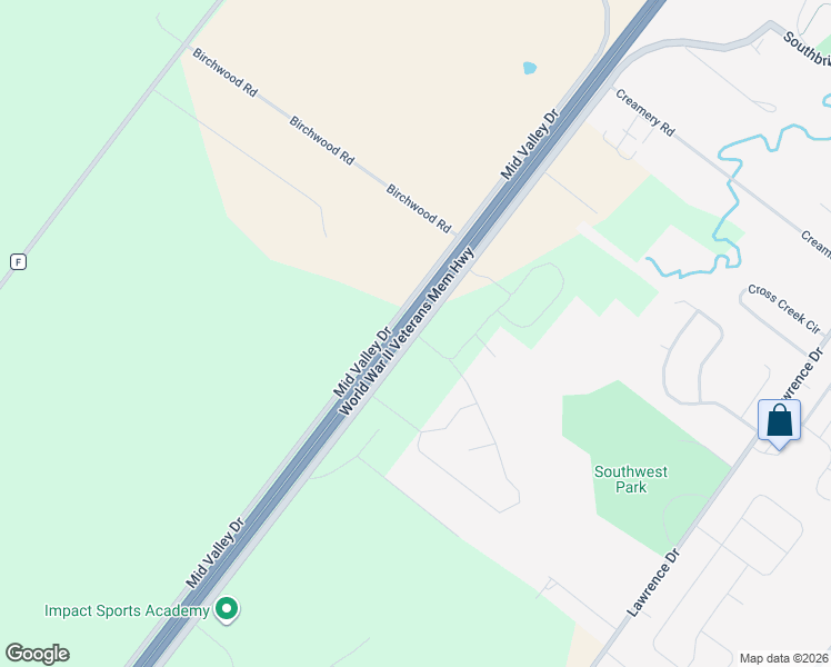 map of restaurants, bars, coffee shops, grocery stores, and more near 2307 French Road in De Pere