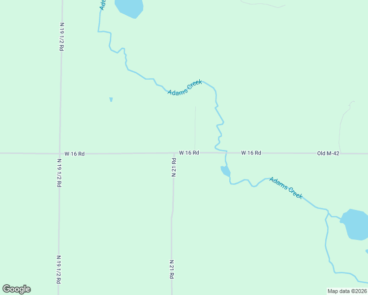 map of restaurants, bars, coffee shops, grocery stores, and more near 1910-1998 West 16 Road in Mesick