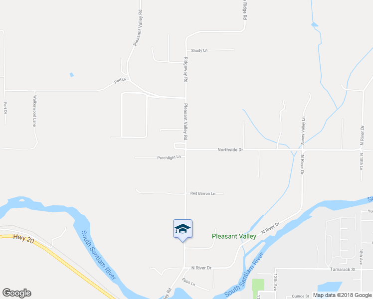 map of restaurants, bars, coffee shops, grocery stores, and more near 1079 Northside Drive in Sweet Home