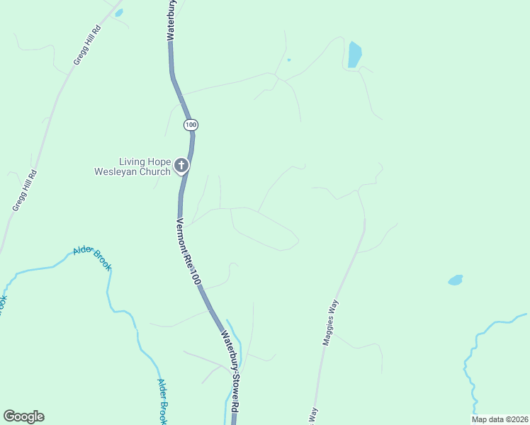 map of restaurants, bars, coffee shops, grocery stores, and more near 12 North Spruce Haven Road in Waterbury Center