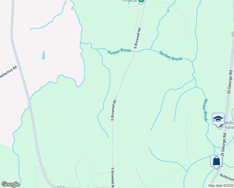 map of restaurants, bars, coffee shops, grocery stores, and more near 5495 South Brownell Road in Williston