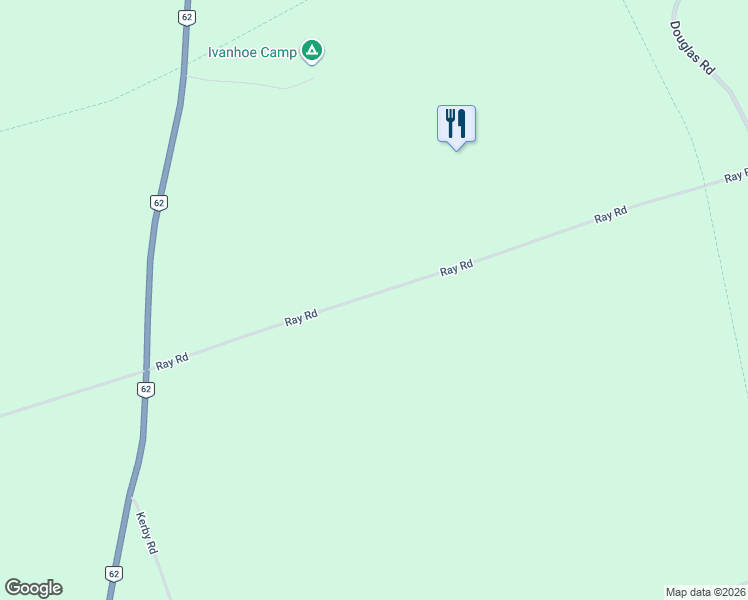 map of restaurants, bars, coffee shops, grocery stores, and more near 961 Ray Road in Madoc