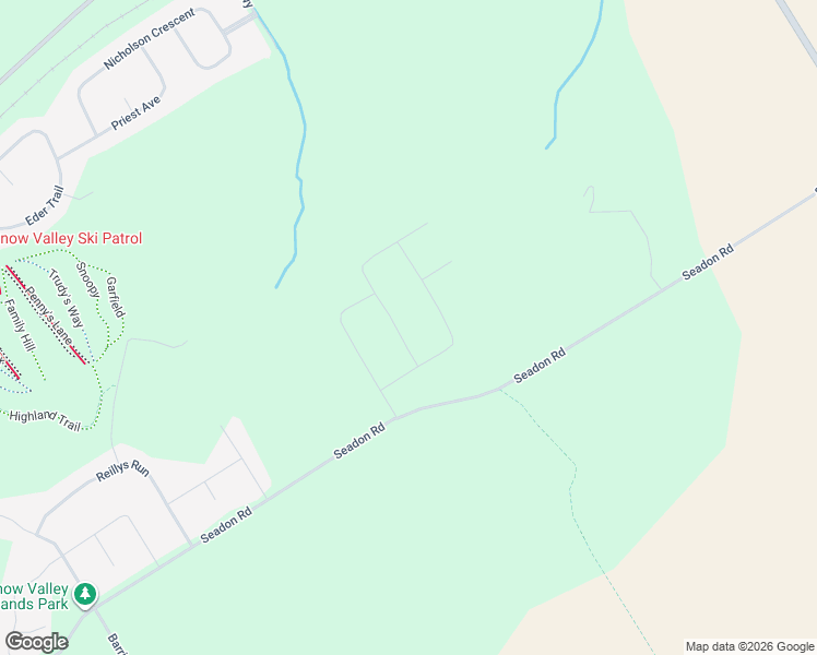 map of restaurants, bars, coffee shops, grocery stores, and more near 7 Walter James Parkway in Springwater