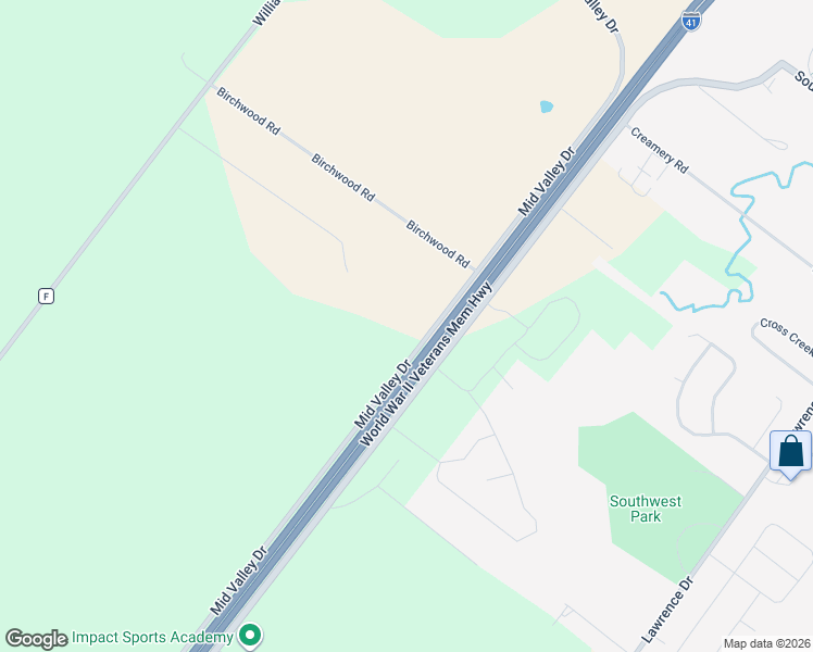 map of restaurants, bars, coffee shops, grocery stores, and more near 2264 Mid Valley Drive in De Pere