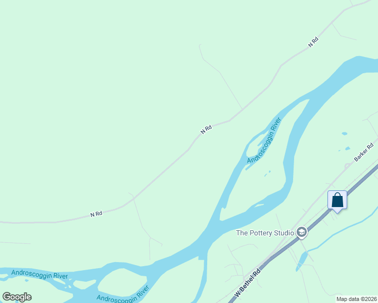 map of restaurants, bars, coffee shops, grocery stores, and more near 760 North Road in Bethel