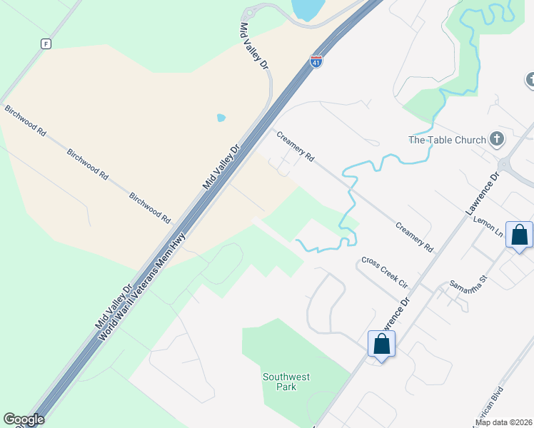 map of restaurants, bars, coffee shops, grocery stores, and more near 2195 French Court in De Pere