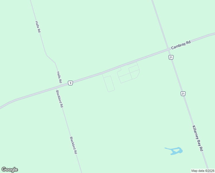 map of restaurants, bars, coffee shops, grocery stores, and more near 9 Vista Drive in Kawartha Lakes