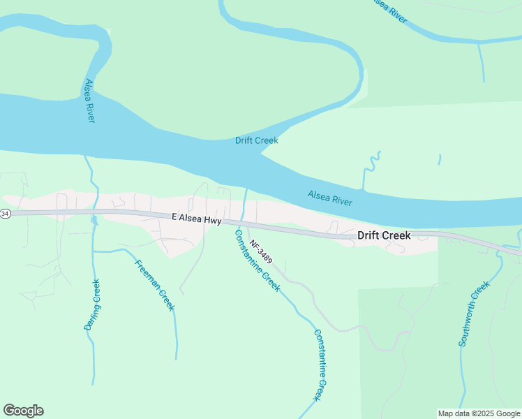 map of restaurants, bars, coffee shops, grocery stores, and more near 4125 East Alsea Highway in Waldport