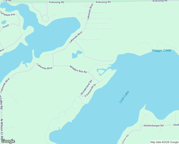 map of restaurants, bars, coffee shops, grocery stores, and more near Maple St in Iosco